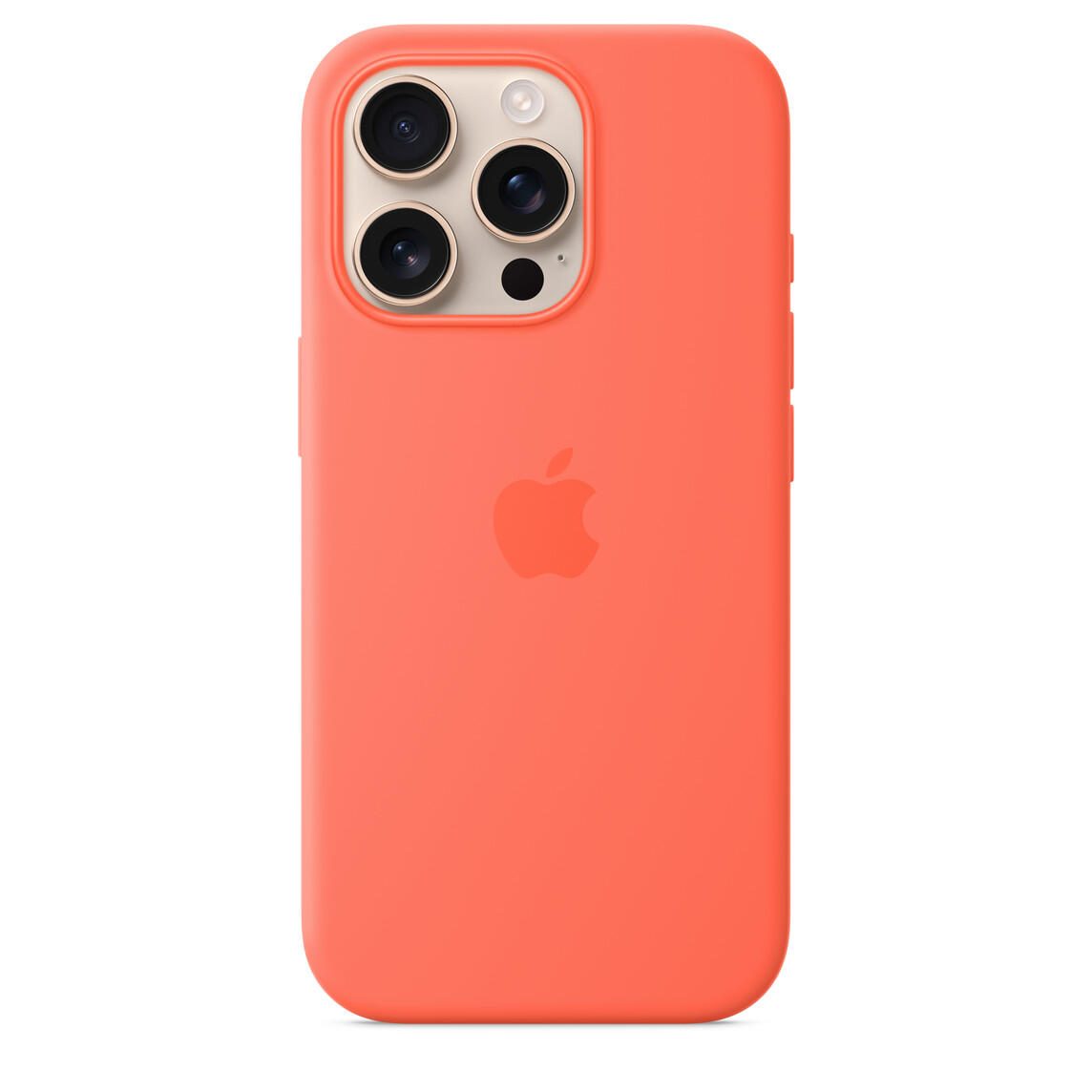 Apple iPhone 16 Pro Silikon Case mit MagSafe, mandarine Apple iPhone 16 Pro Silikon Case mit MagSafe, mandarine